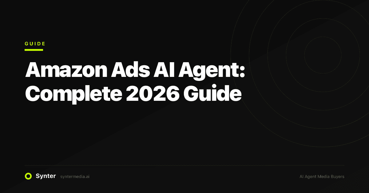 Amazon Ads AI Agent: Complete 2026 Guide