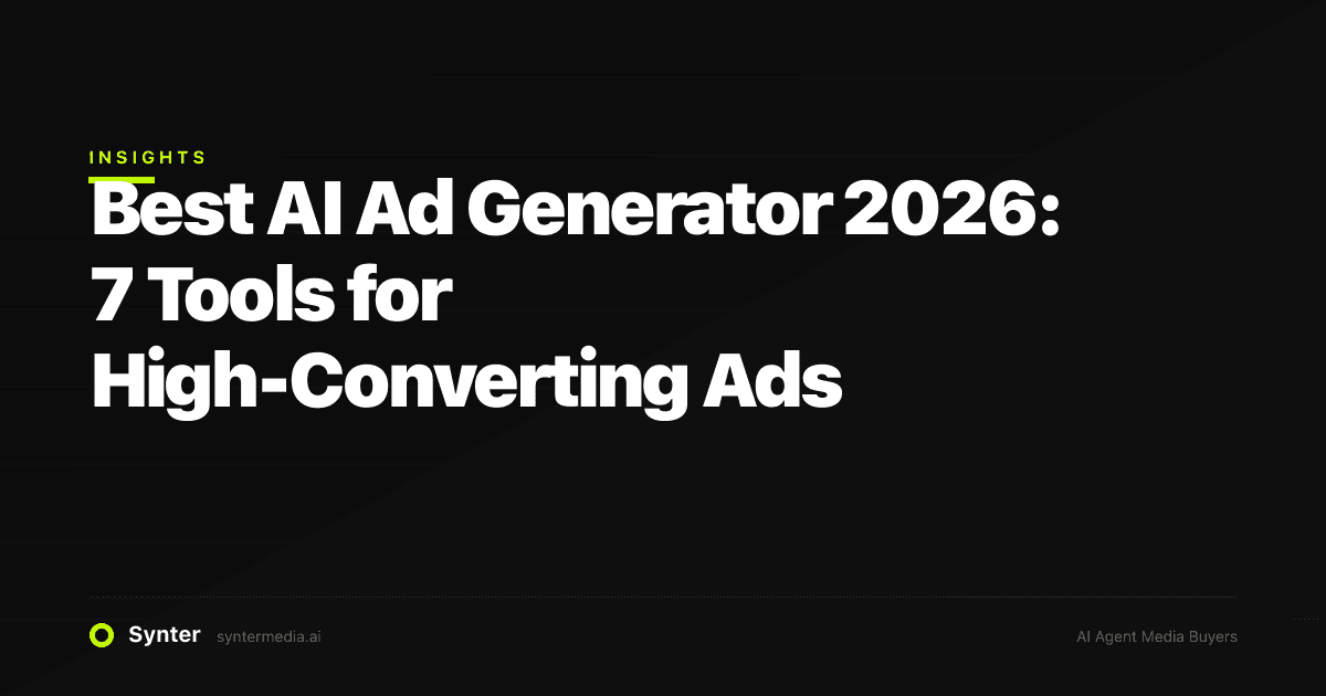 Best AI Ad Generator 2026: 7 Tools for High-Converting Ads