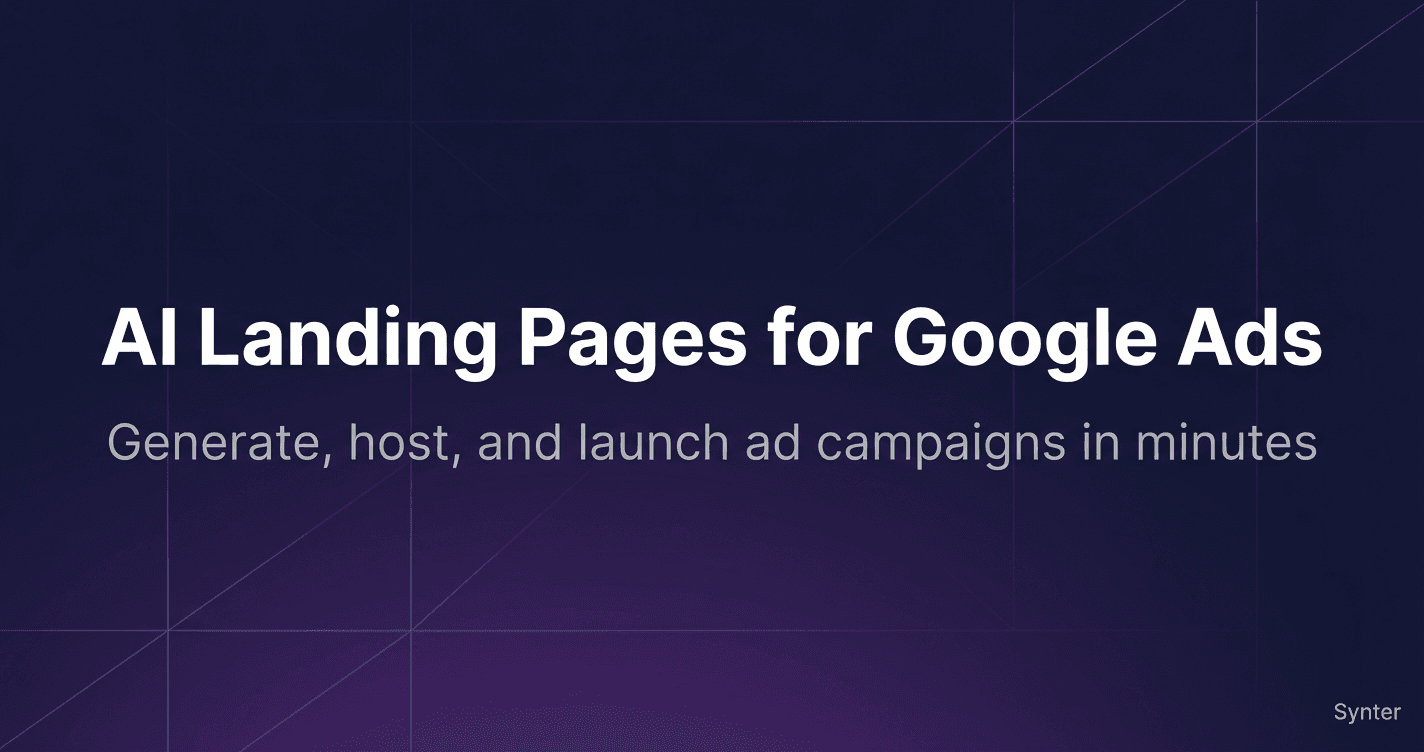 AI Landing Pages for Google Ads: The PixelWheels Case Study