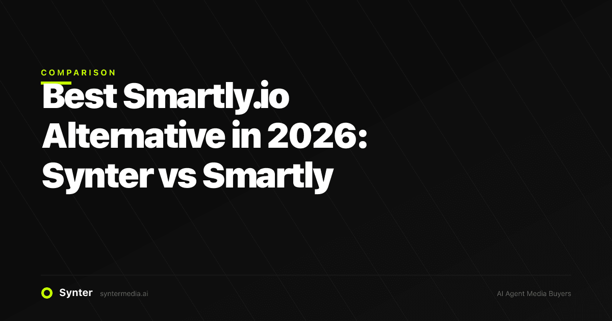 Best Smartly.io Alternative in 2026: Synter vs Smartly